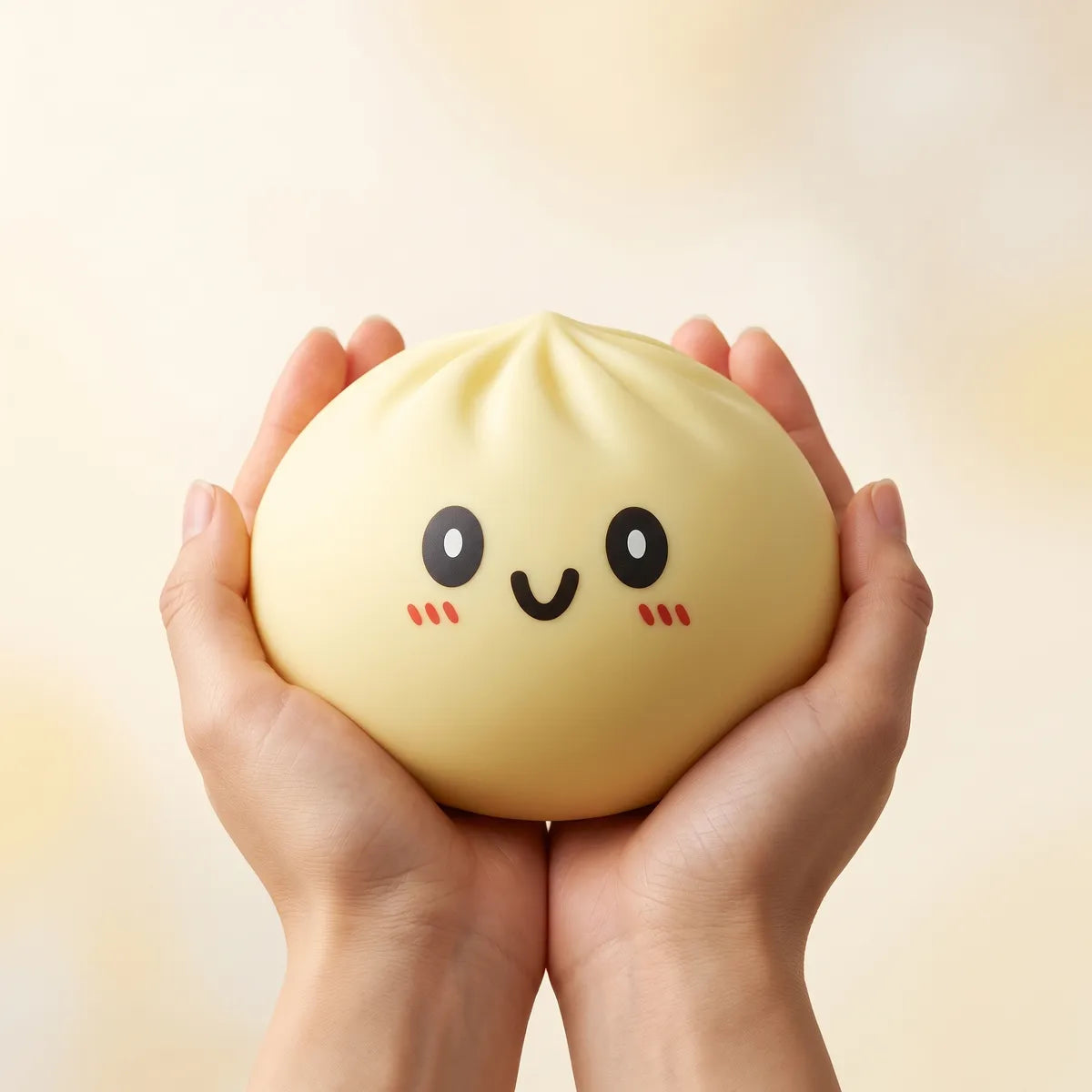 Jumbo Large Yellow Dumpling Squishy — squishy dumpling toy