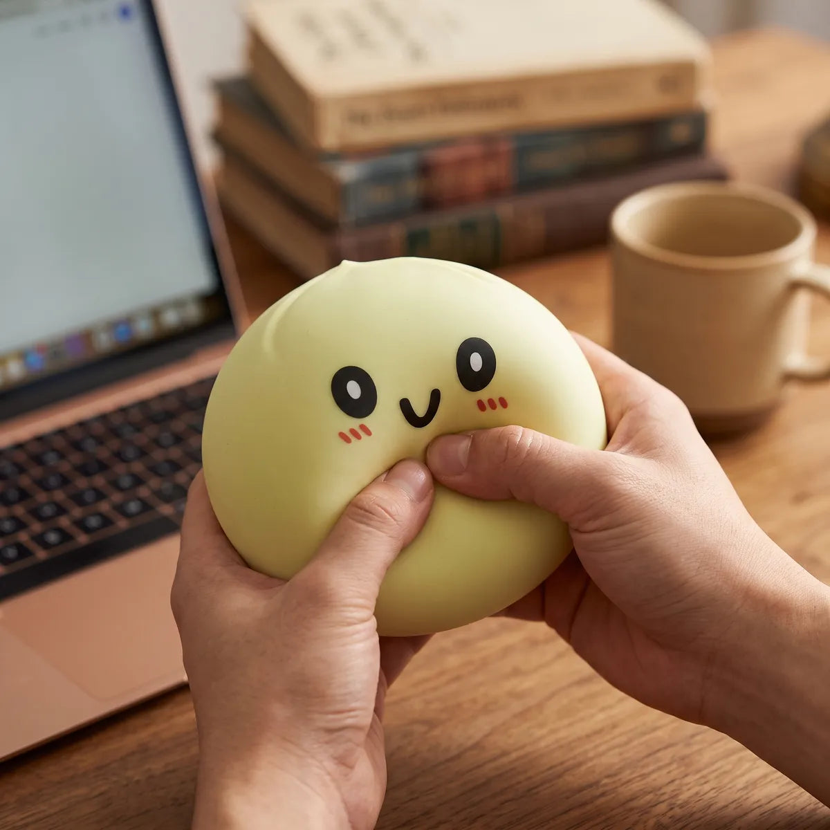 Jumbo Large Yellow Dumpling Squishy — squishy dumpling toy