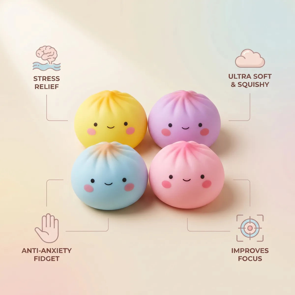 Surprise Mini Dumpling Squishy Toy Blind Bag — squishy dumpling toy