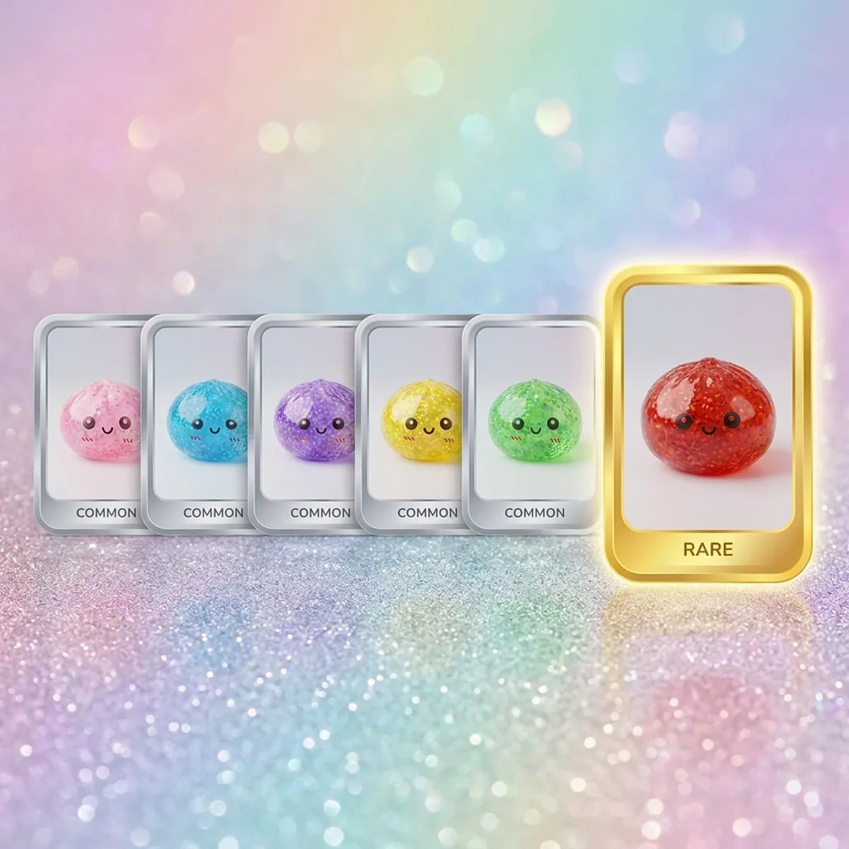 Shiny Mini Metallic Dumpling Squishy — squishy dumpling toy