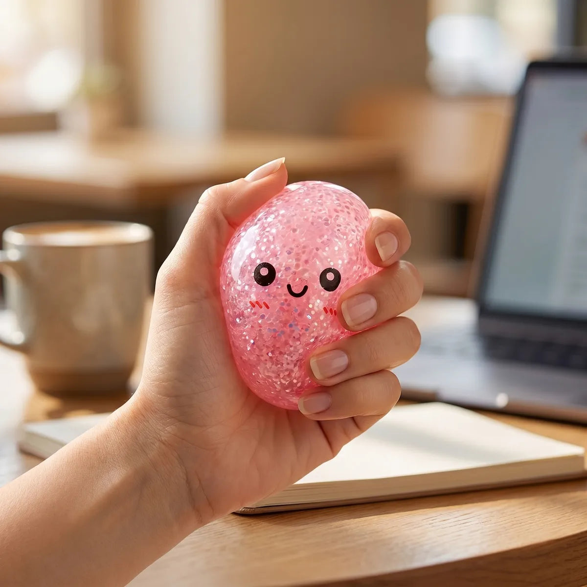 Shiny Mini Metallic Dumpling Squishy — squishy dumpling toy