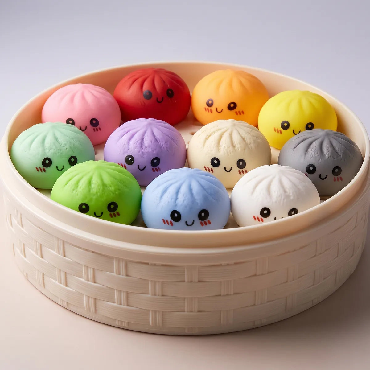 Tiny Mini Mystery Squishy Dumplings — squishy dumpling toy
