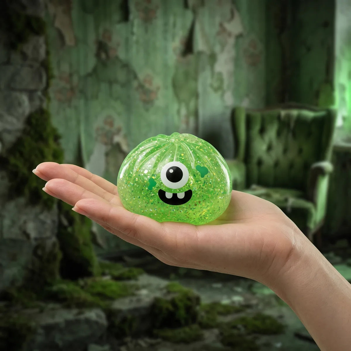 Slimy Monster Halloween Dumpling Squishy — squishy dumpling toy