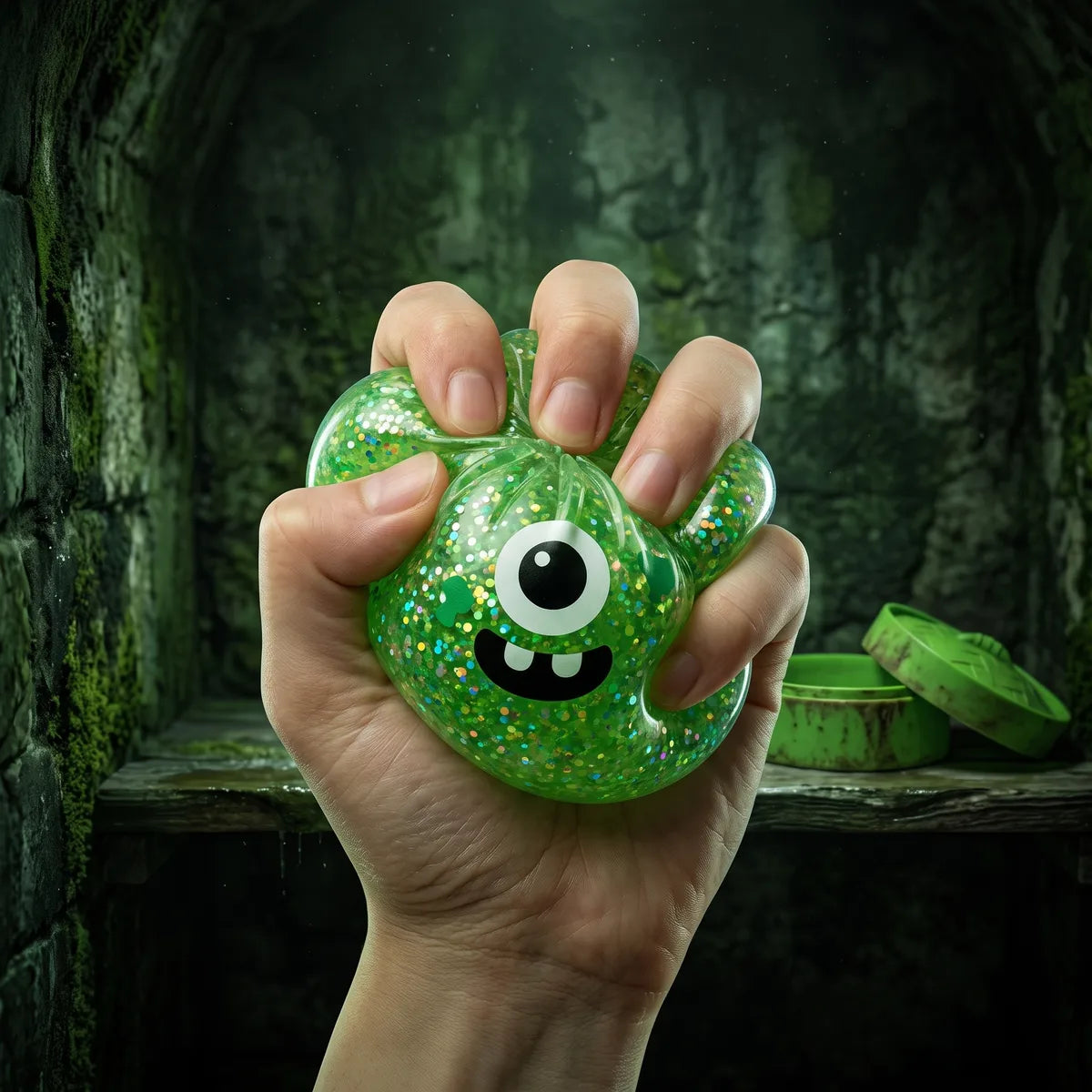 Slimy Monster Halloween Dumpling Squishy — squishy dumpling toy