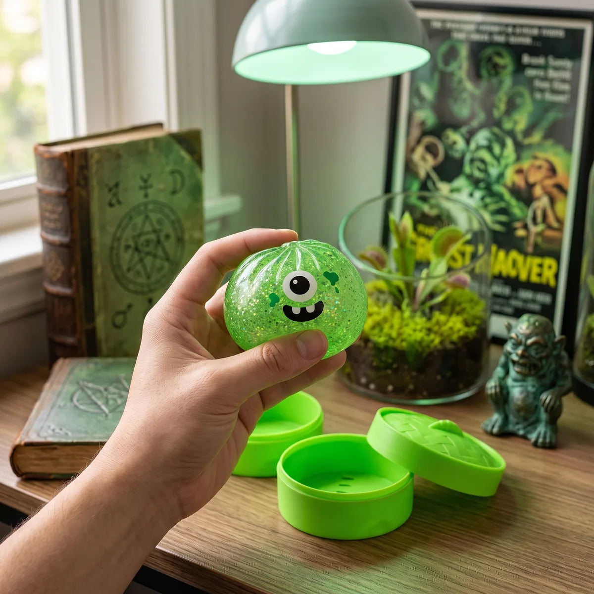 Slimy Monster Halloween Dumpling Squishy — squishy dumpling toy