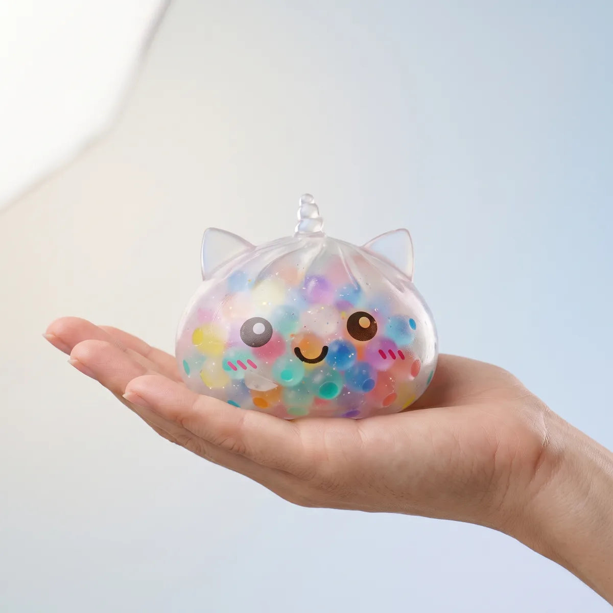 Pastel Multicolor Unicorn Bubble Dumpling Squishy — squishy dumpling toy