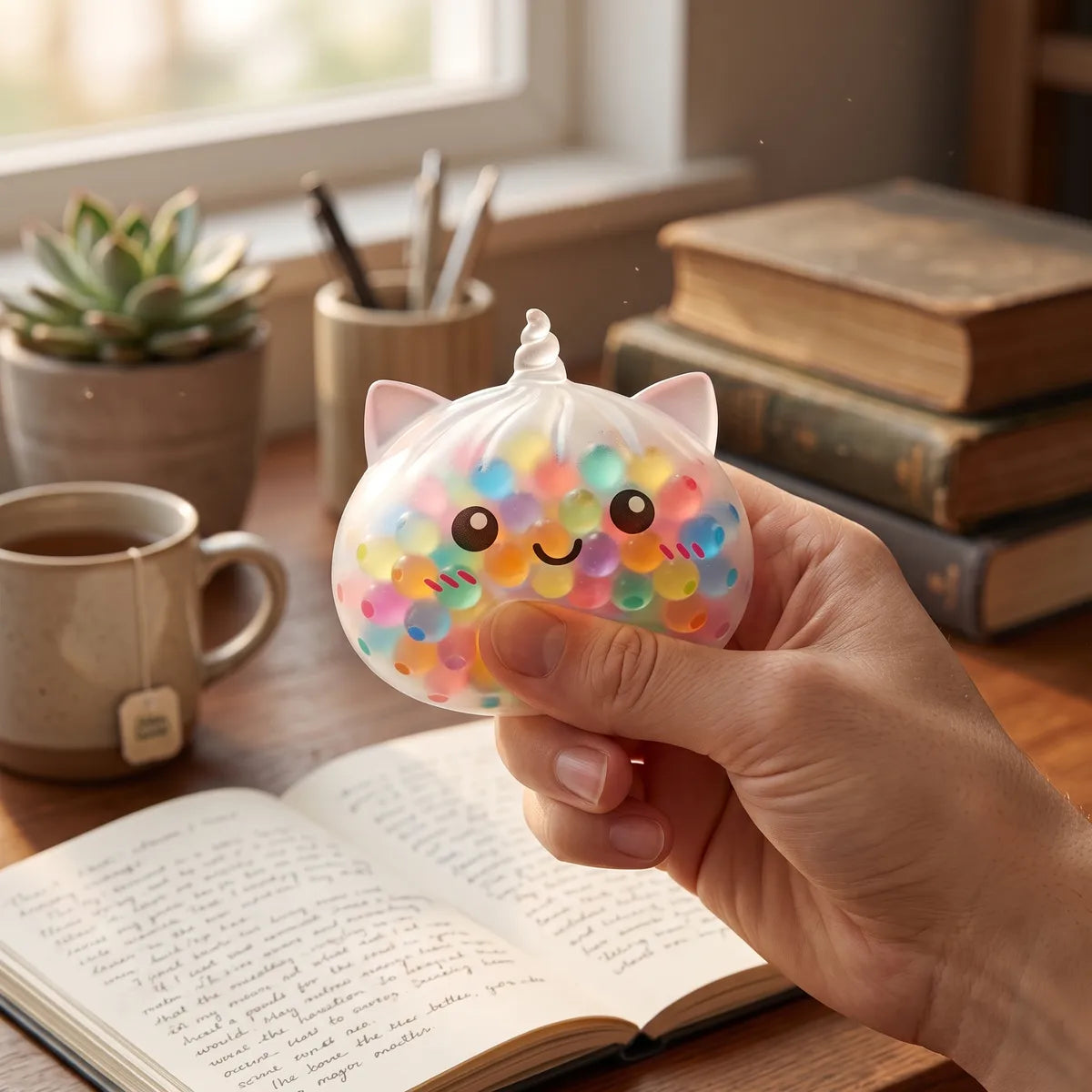 Pastel Multicolor Unicorn Bubble Dumpling Squishy — squishy dumpling toy