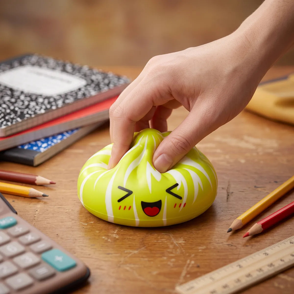 Happy Faces Mystery Cute Dumpling Squishy — squishy dumpling toy