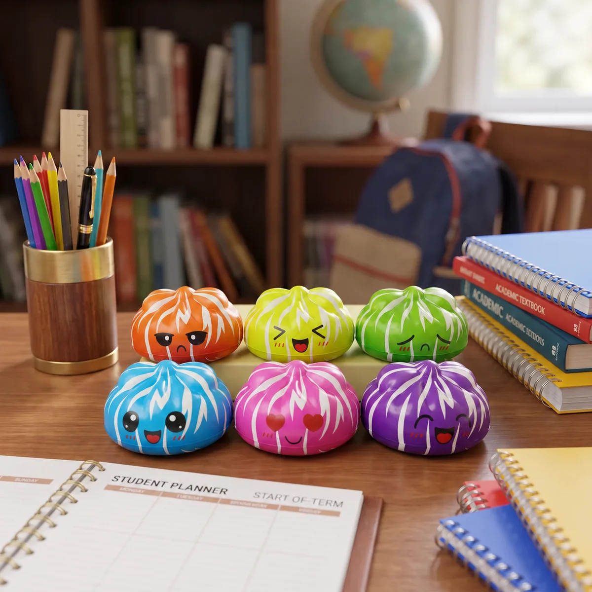 Happy Faces Mystery Cute Dumpling Squishy — squishy dumpling toy