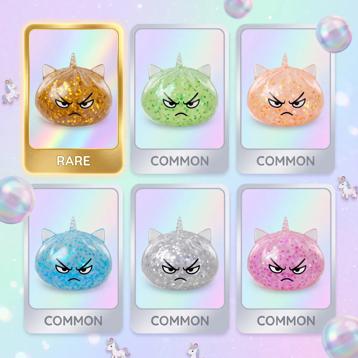 Magical Mystery Dumpling Squishy Rare Unicorn Glitter — squishy dumpling toy