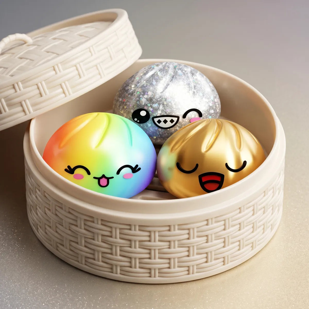 Collectible Mystery Dumpling Squishy Rare — squishy dumpling toy