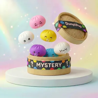 Mystery Dumpling Squishy Toys Bubble Blow — squishy dumpling toy