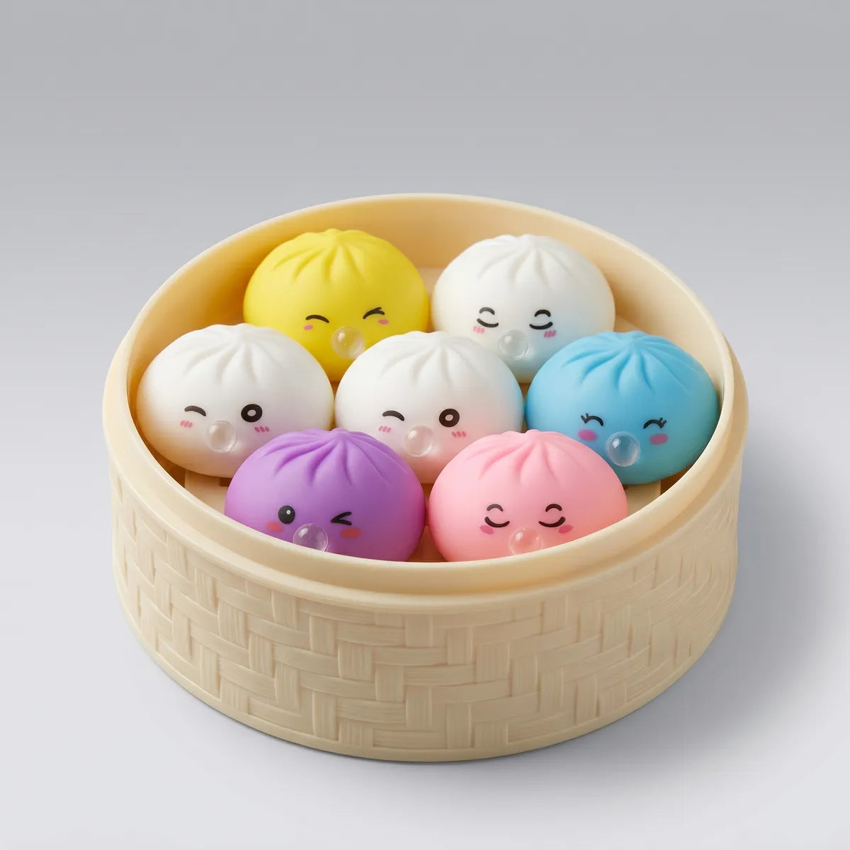 Mystery Dumpling Squishy Toys Bubble Blow — squishy dumpling toy