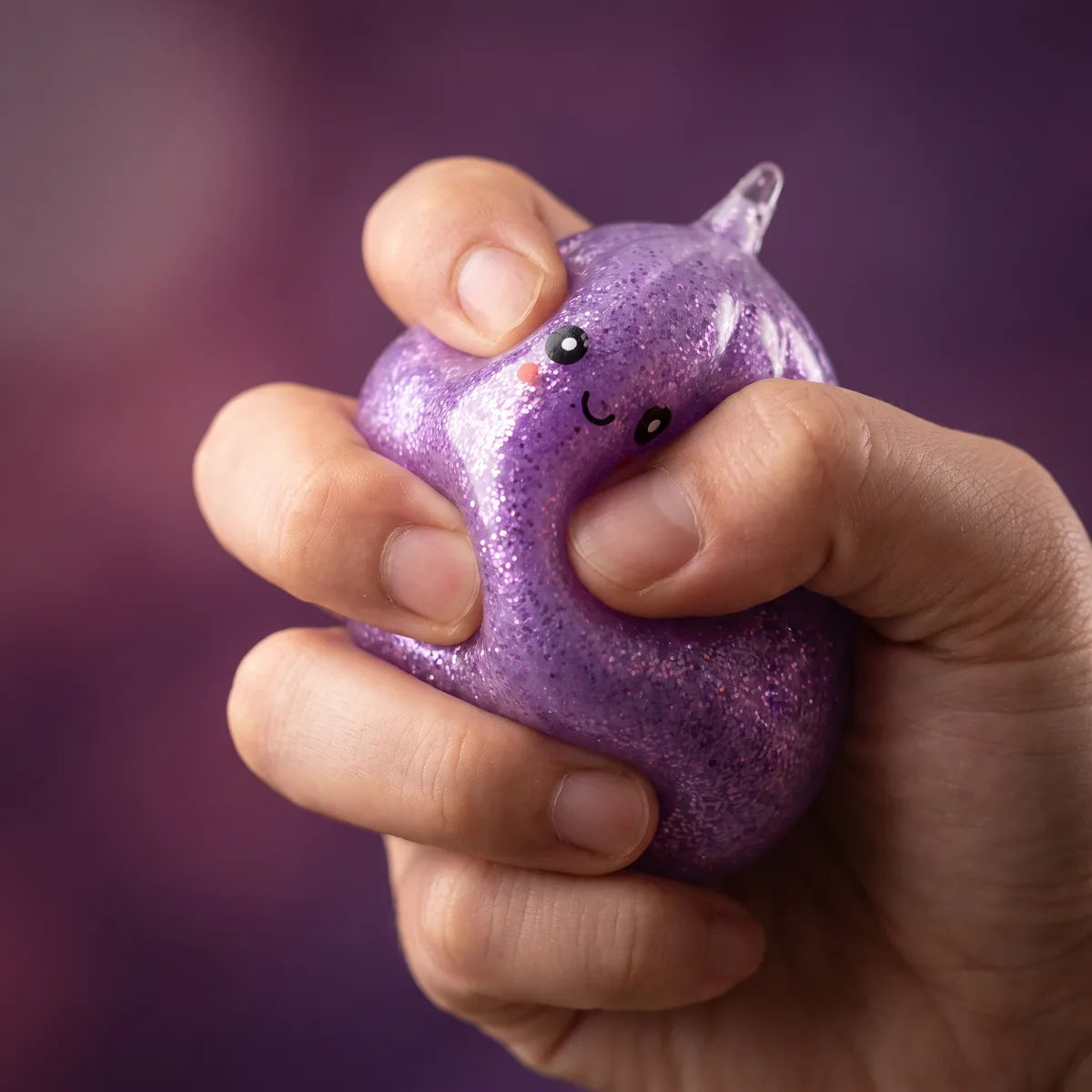 Sparkly Mystery Dumpling Squishy Unicorn Glitter — squishy dumpling toy
