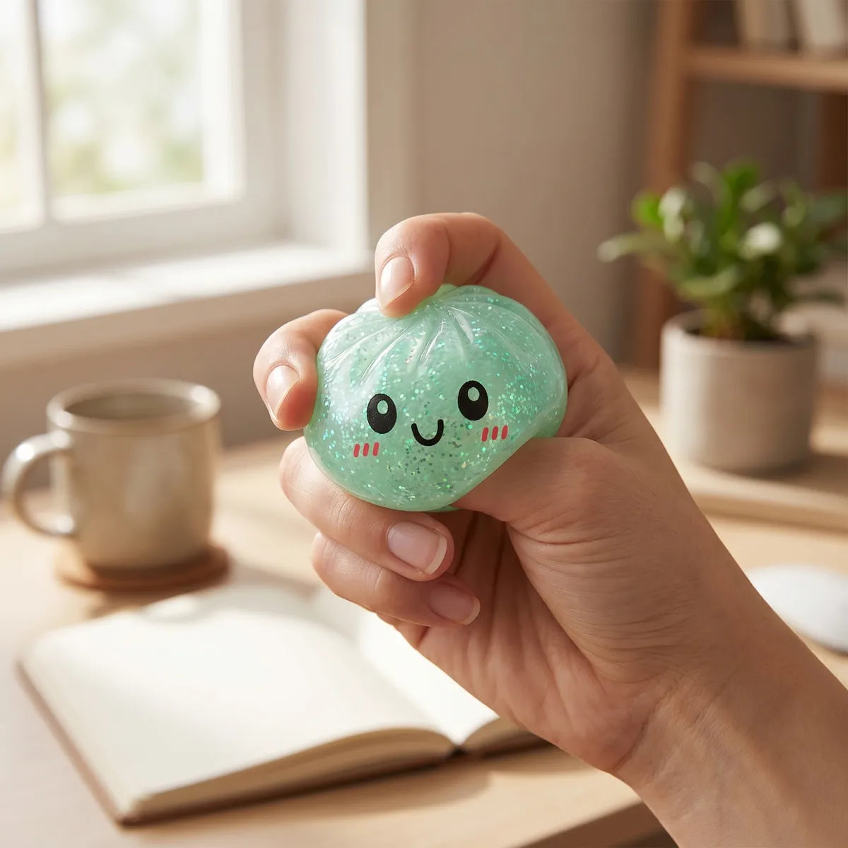 Sparkle Mystery Dumplings Squishy Glitter — squishy dumpling toy