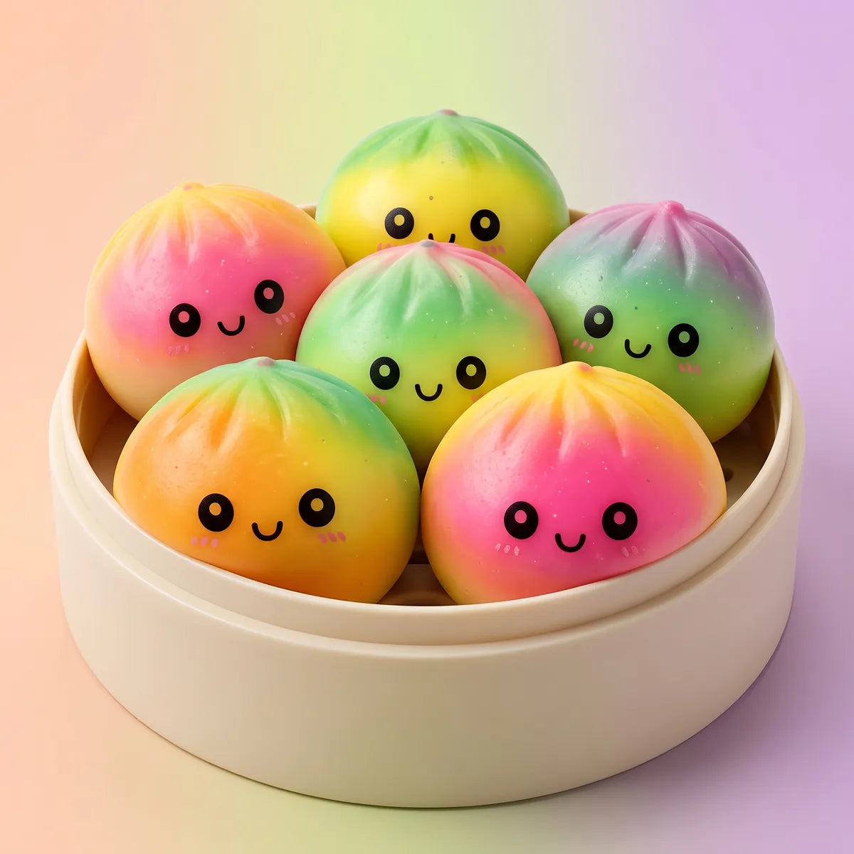Ombre Mystery Fade Dumpling Squishy — squishy dumpling toy