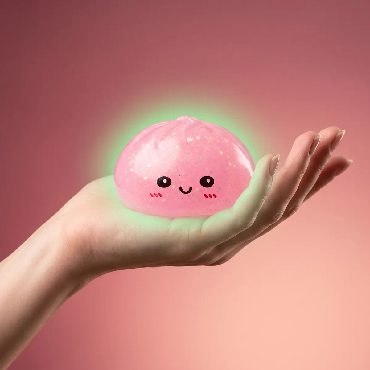 Mystery Glow In Dark Glitter Dumpling Squishy Blind Box — squishy dumpling toy