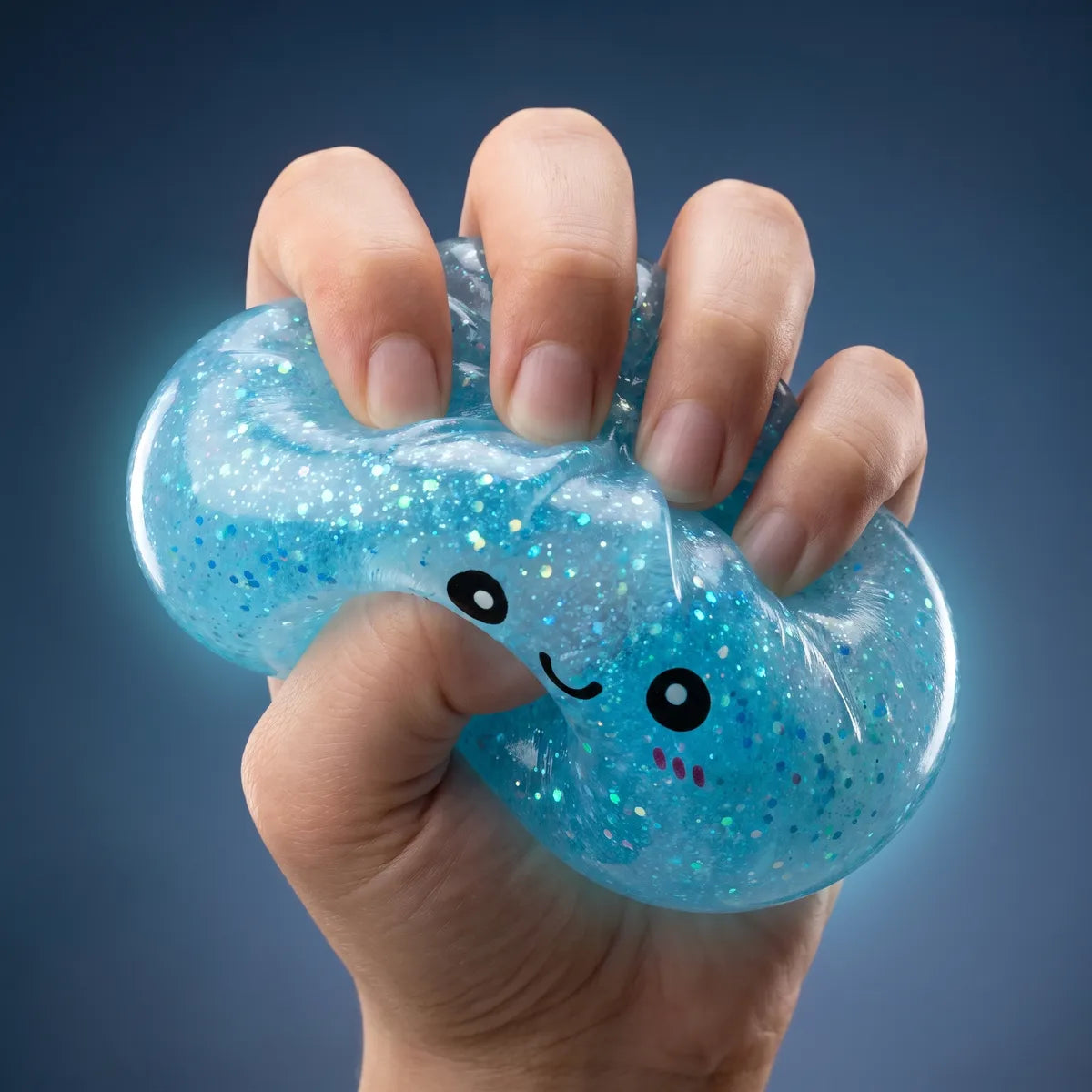 Mystery Glow In Dark Glitter Dumpling Squishy Blind Box — squishy dumpling toy