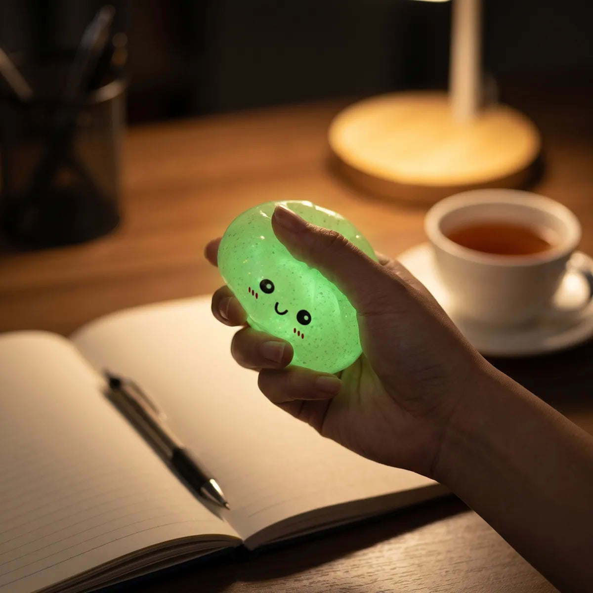 Mystery Glow In Dark Glitter Dumpling Squishy Blind Box — squishy dumpling toy