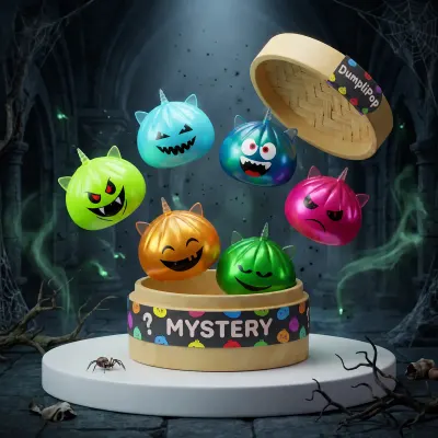 Horned Mystery Halloween Unicorn Dumpling Squishy — squishy dumpling toy