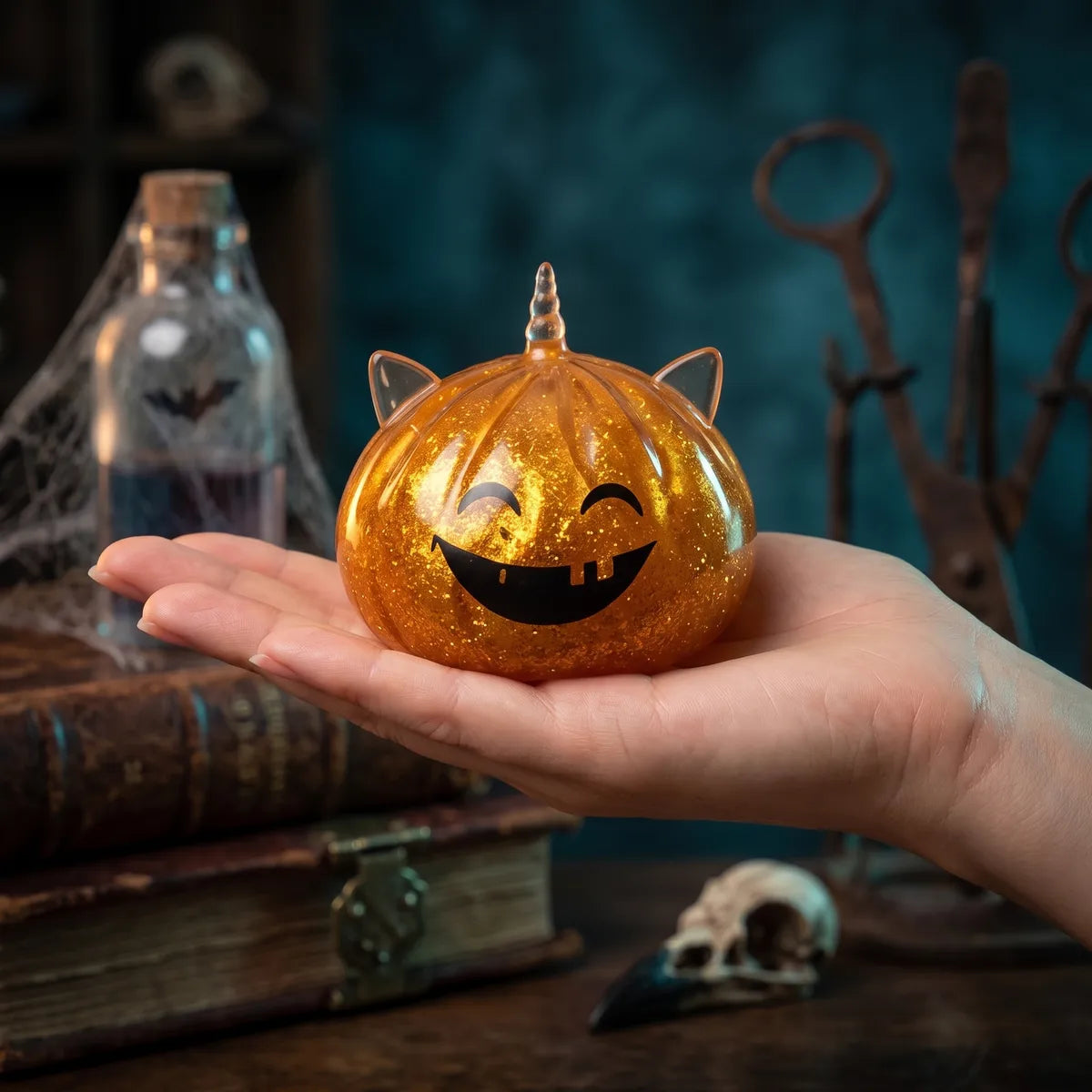 Horned Mystery Halloween Unicorn Dumpling Squishy — squishy dumpling toy
