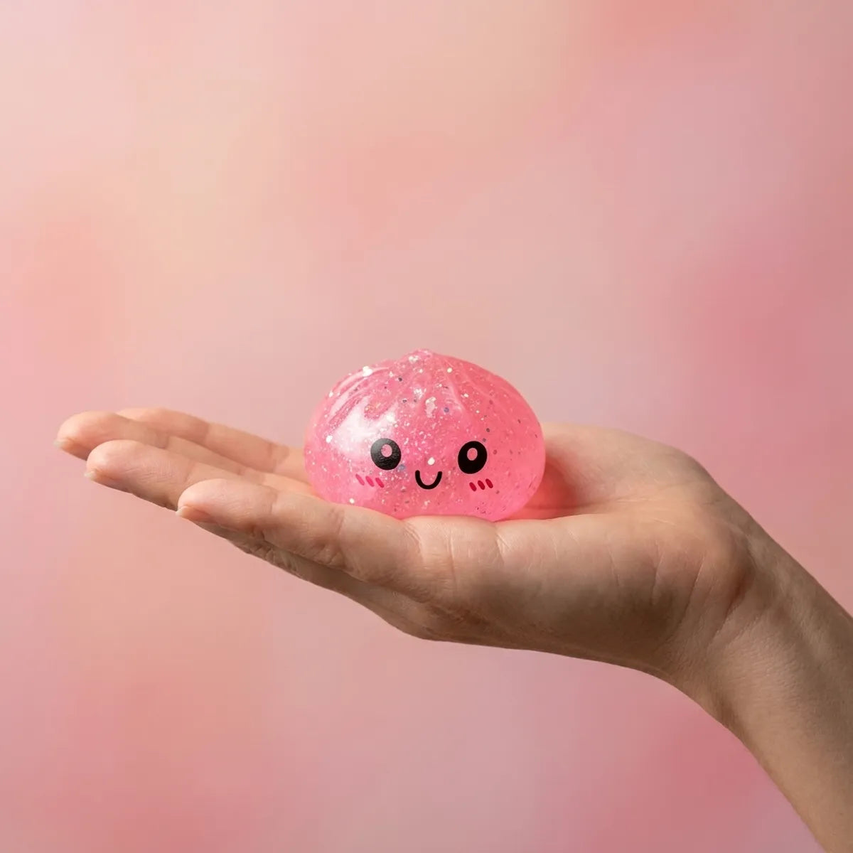 Sparkle Mystery Mini Glitter Dumpling Squishy Set — squishy dumpling toy