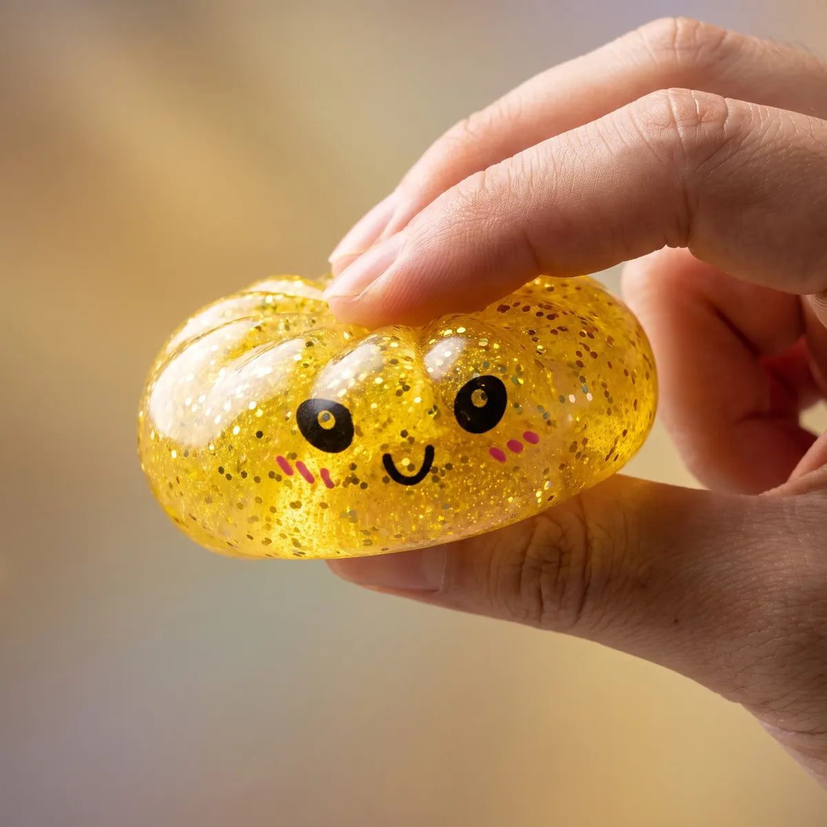 Sparkle Mystery Mini Glitter Dumpling Squishy Set — squishy dumpling toy