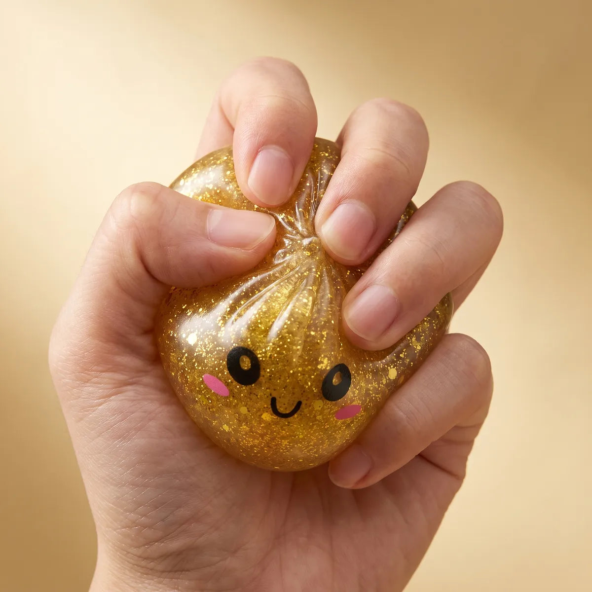Sparkle Mystery Mini Glitter Dumpling Squishy Set — squishy dumpling toy