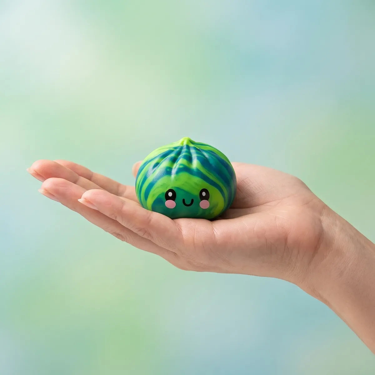 Swirl Mystery Mini Tie Dye Dumpling Squishy — squishy dumpling toy