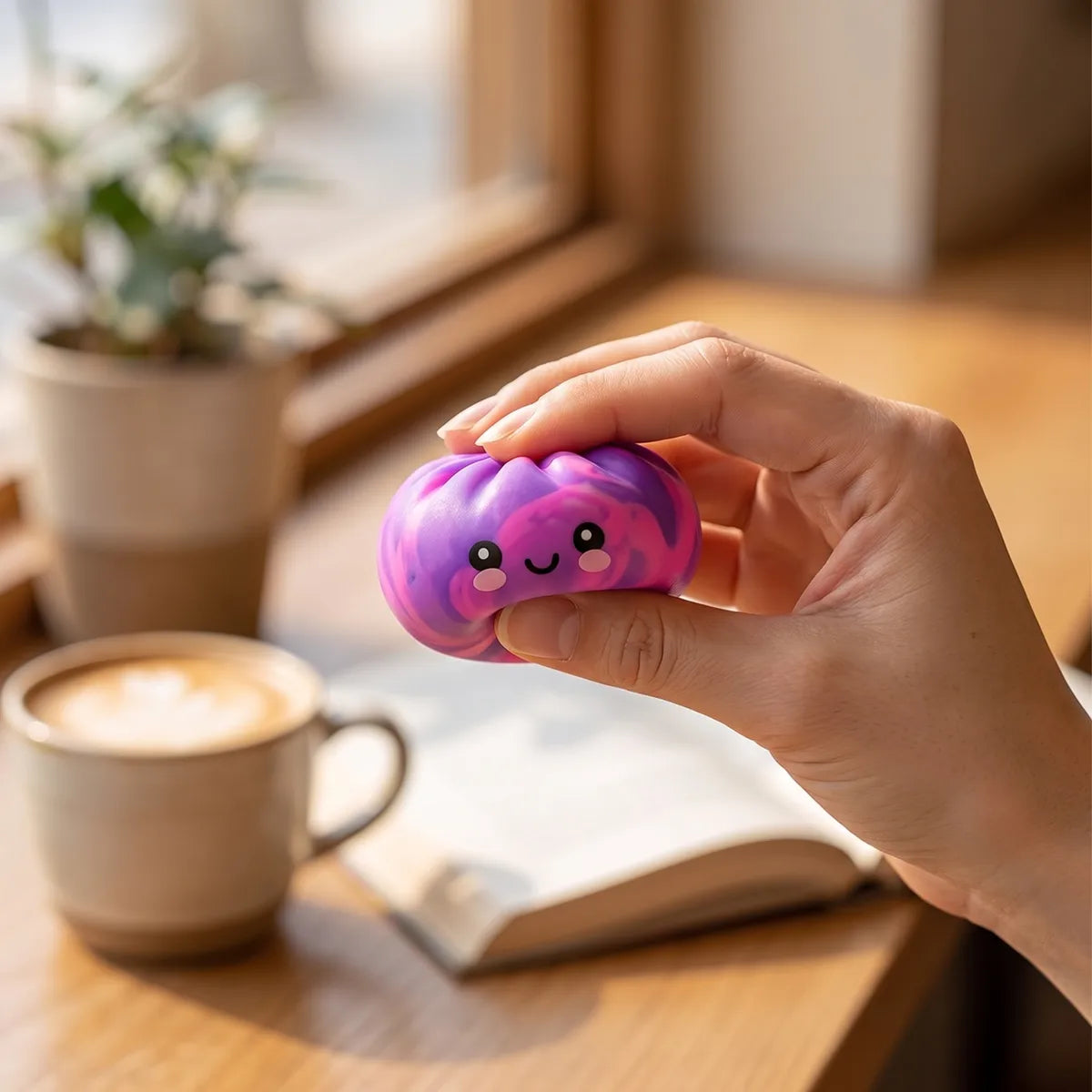 Swirl Mystery Mini Tie Dye Dumpling Squishy — squishy dumpling toy