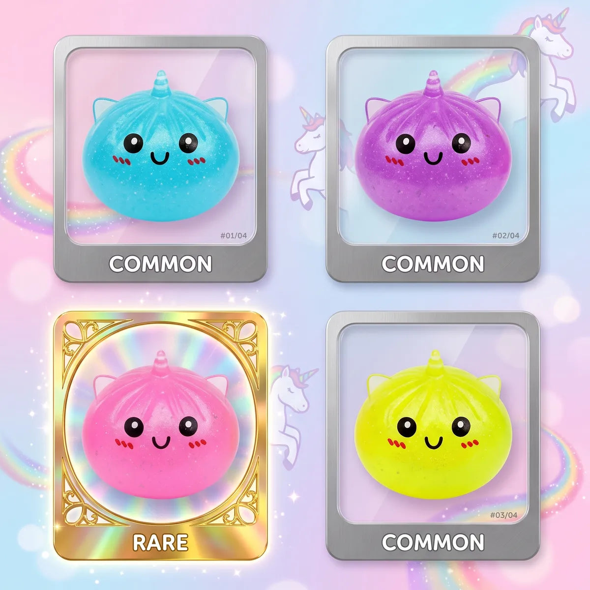 Magic Mystery Mini Unicorn Dumpling Squishy — squishy dumpling toy