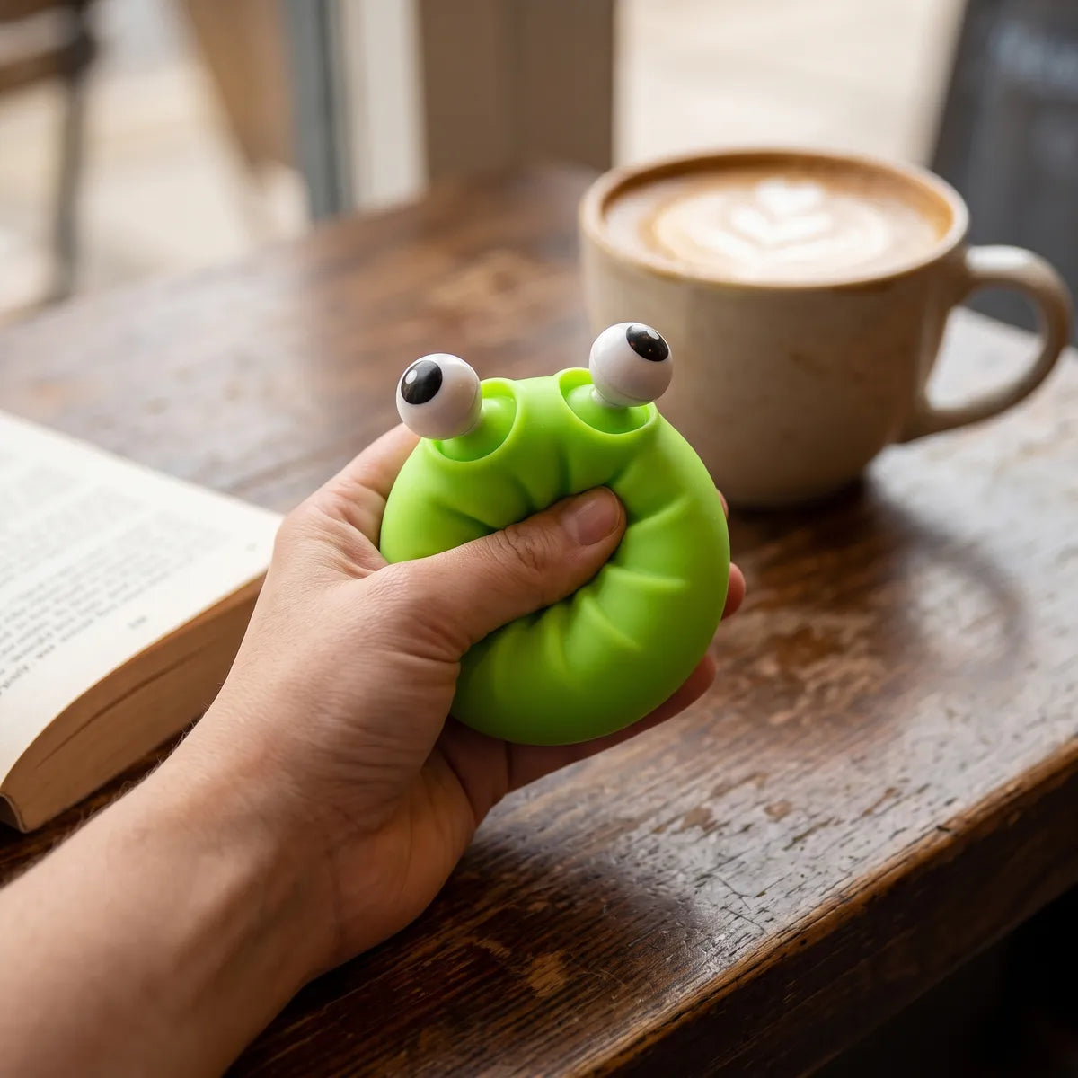 Big Eyes Mystery Pop Dumpling Squishy — squishy dumpling toy