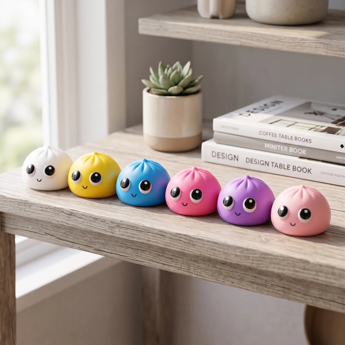 Big Eyes Mystery Pop Dumpling Squishy — squishy dumpling toy