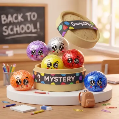 Starry Mystery Puppy Eyed Dumpling Squishy — squishy dumpling toy
