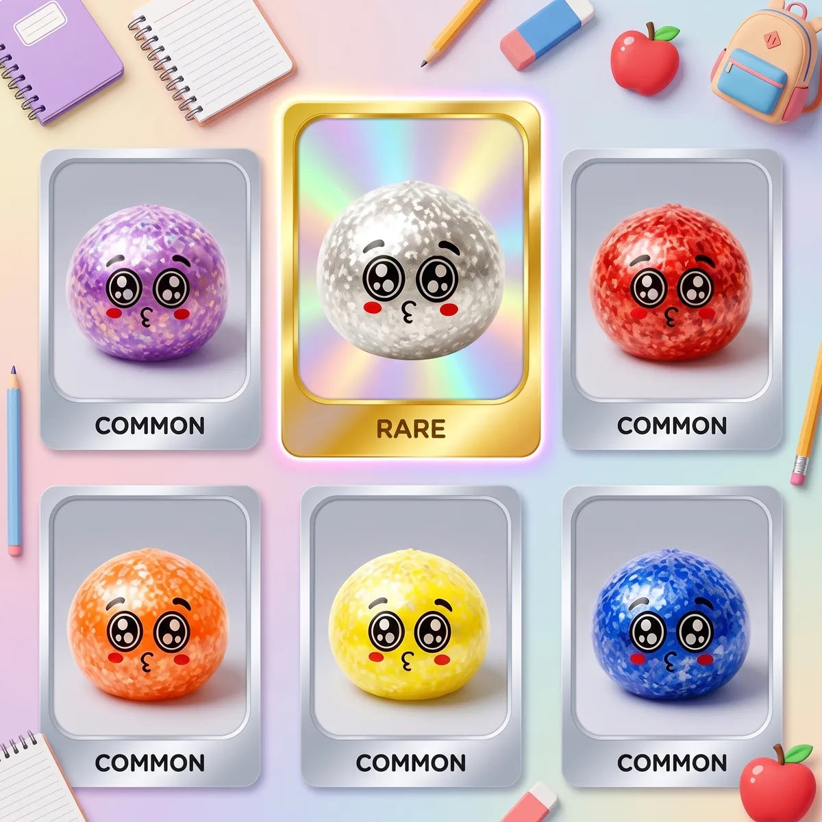 Starry Mystery Puppy Eyed Dumpling Squishy — squishy dumpling toy