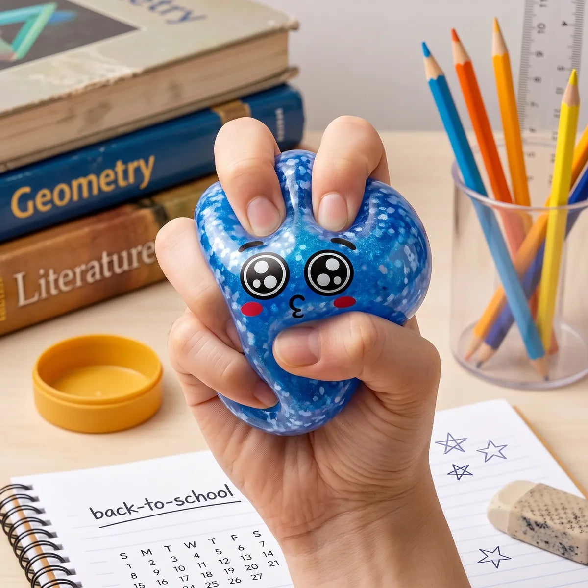 Starry Mystery Puppy Eyed Dumpling Squishy — squishy dumpling toy