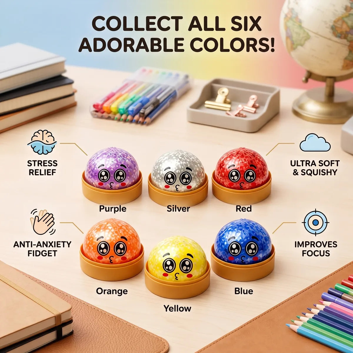 Starry Mystery Puppy Eyed Dumpling Squishy — squishy dumpling toy
