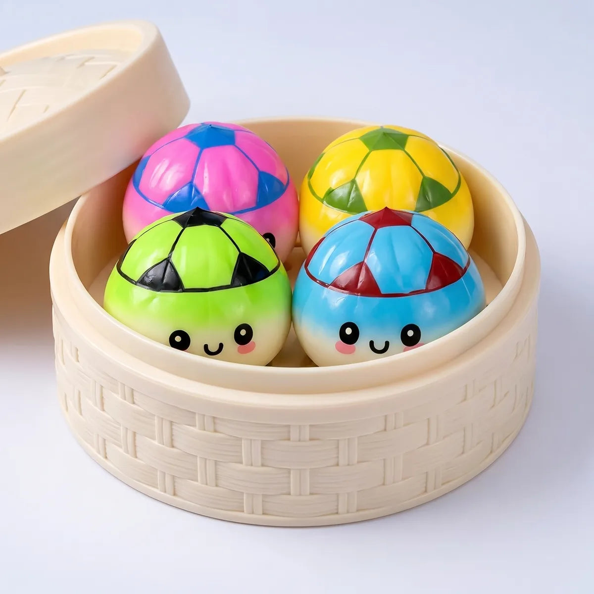 Sporty Mystery Soccer Dumpling Squishy — squishy dumpling toy