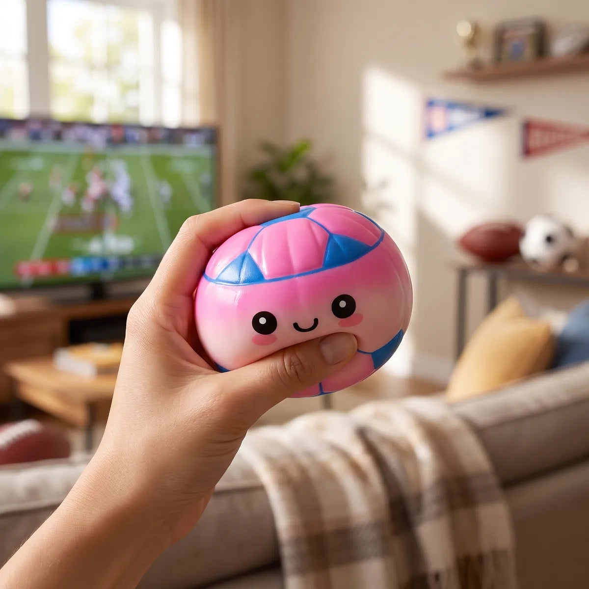 Sporty Mystery Soccer Dumpling Squishy — squishy dumpling toy