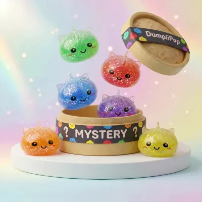 Starlit Mystery Sparkle Unicorn Dumpling Squishy — squishy dumpling toy