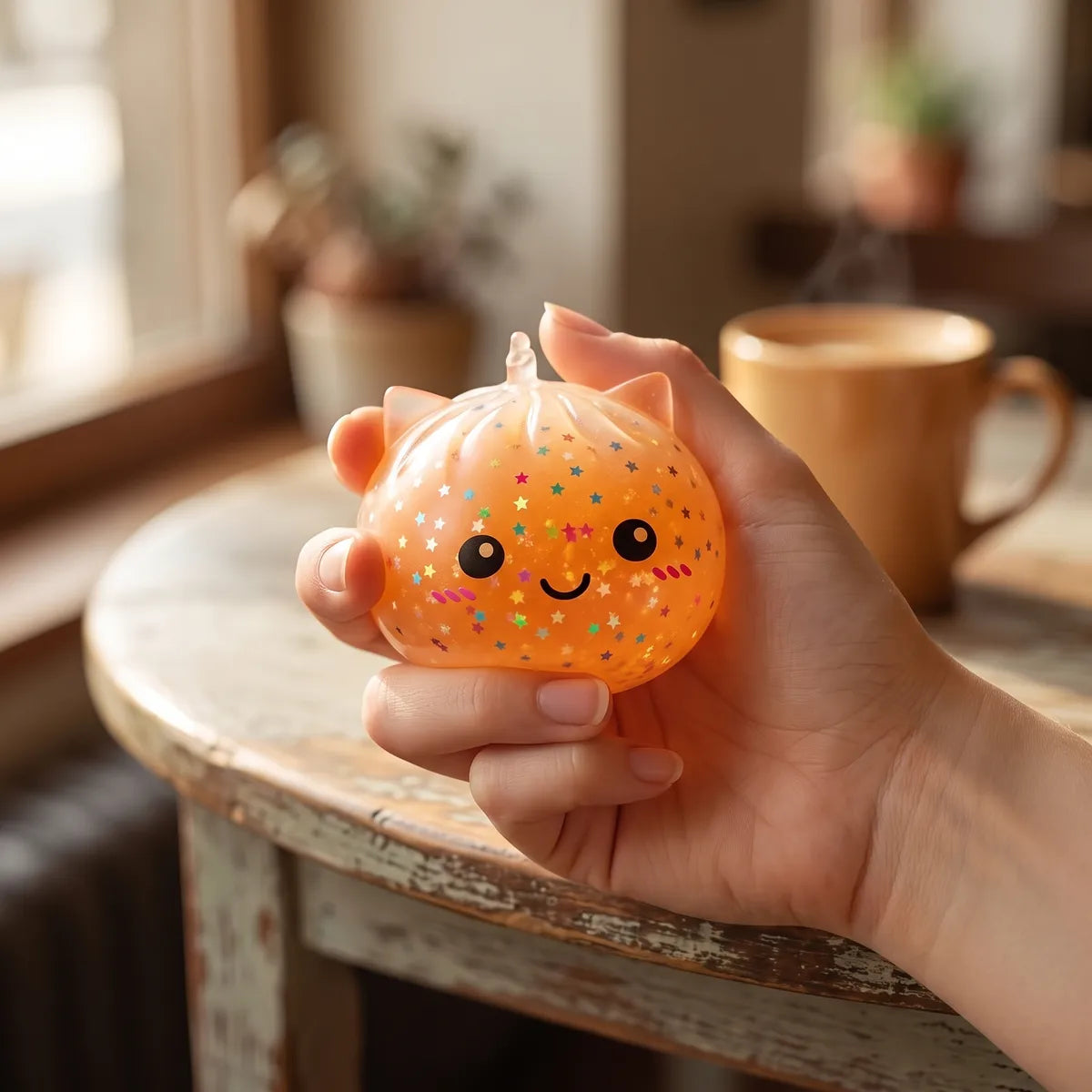 Starlit Mystery Sparkle Unicorn Dumpling Squishy — squishy dumpling toy