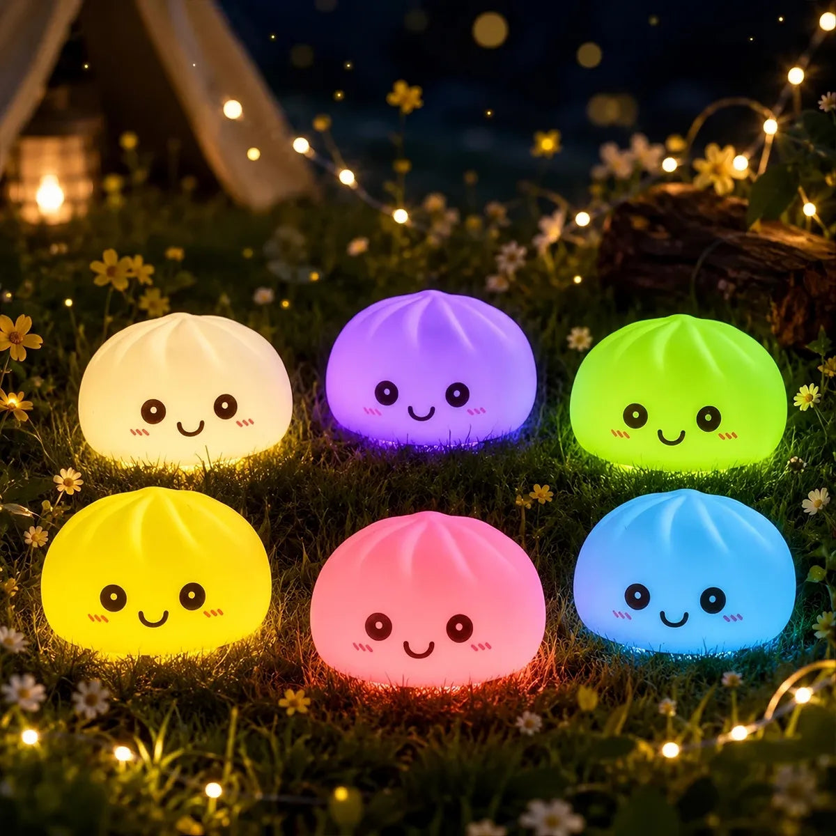 Glow Mystery Squishy Dumpling Night Light — squishy dumpling toy