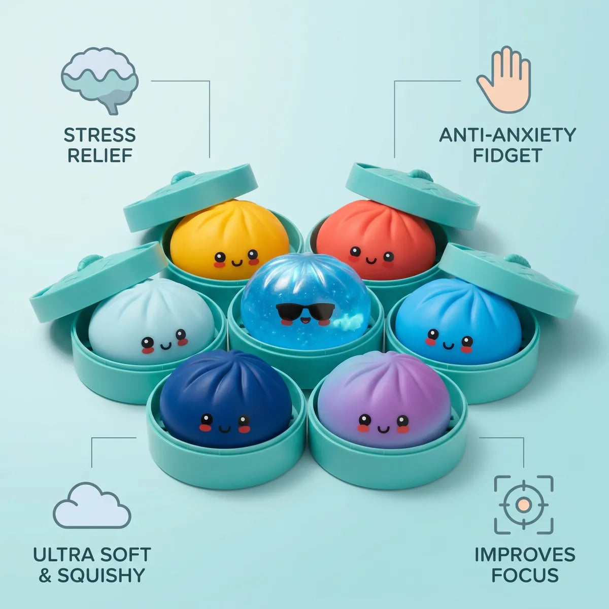 Breezy Mystery Summer Dumpling Squishy — squishy dumpling toy