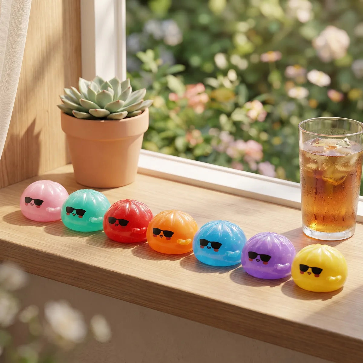 Cool Mystery Sunglasses Dumpling Squishy — squishy dumpling toy