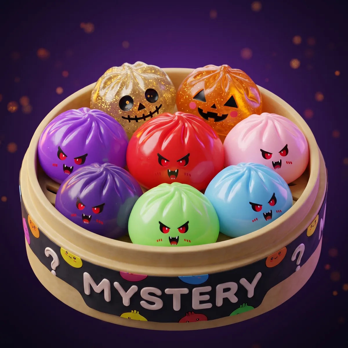 Crimson Mystery Vampire Dumpling Squishy — squishy dumpling toy