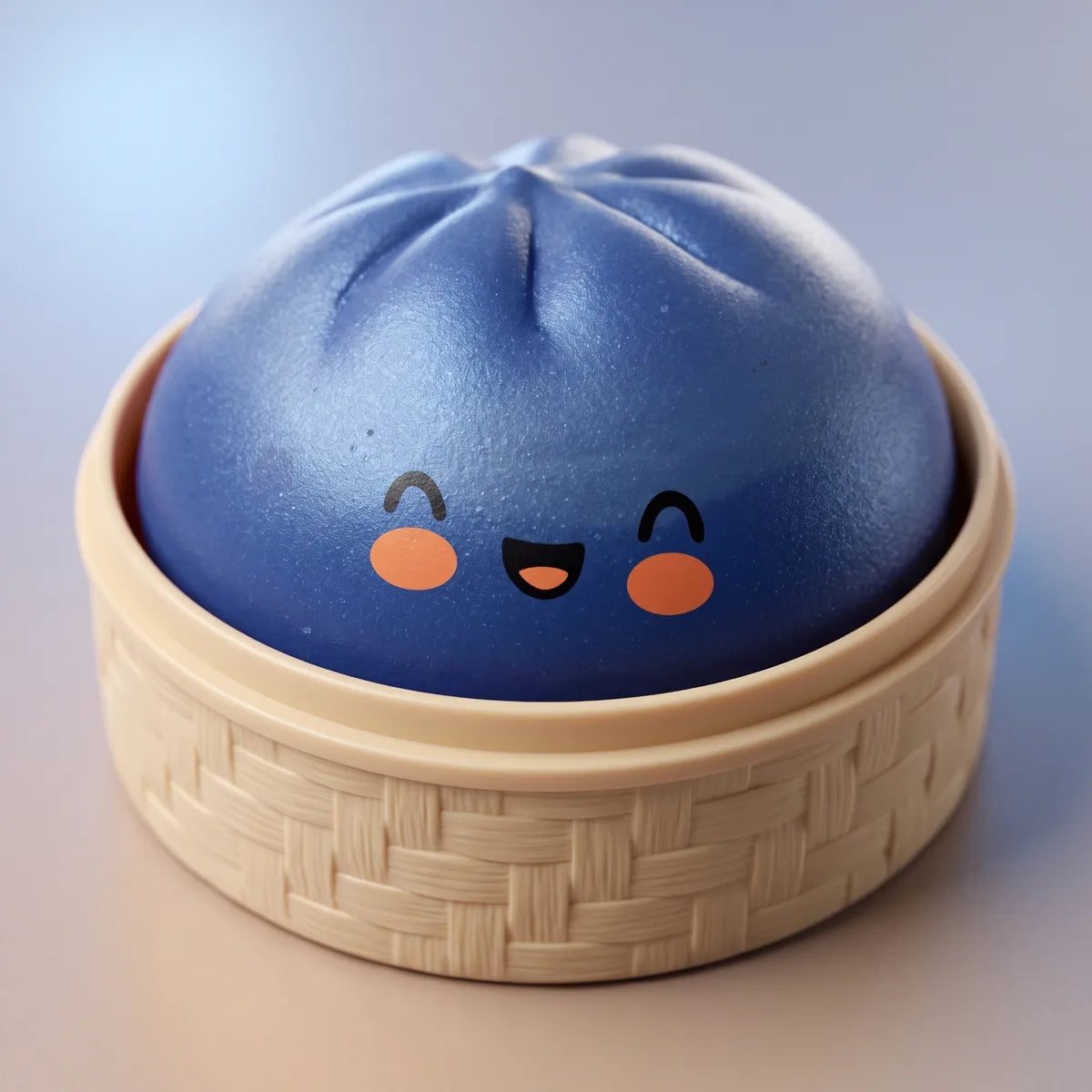 Midnight Navy Blue Dumpling Squishy — squishy dumpling toy