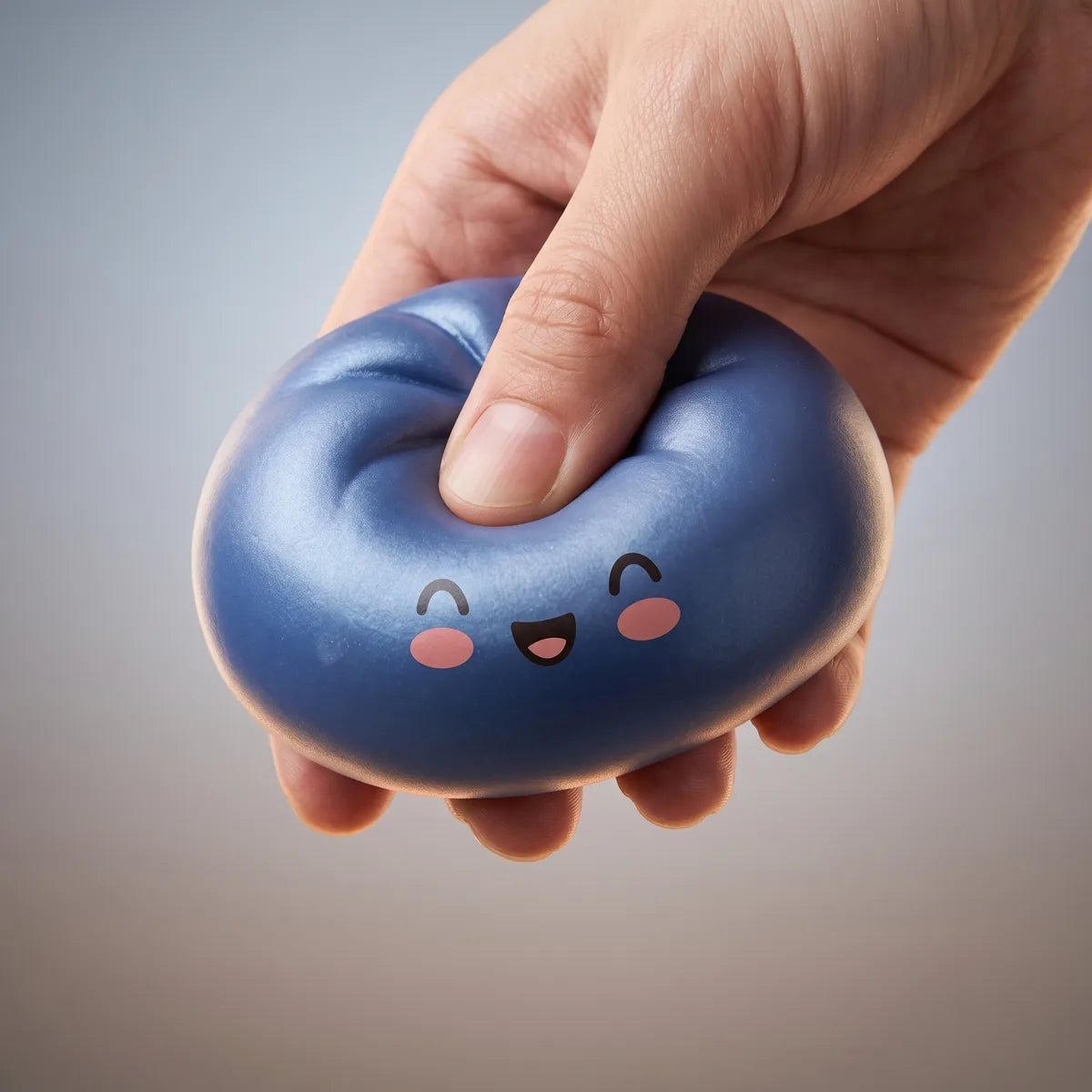 Midnight Navy Blue Dumpling Squishy — squishy dumpling toy