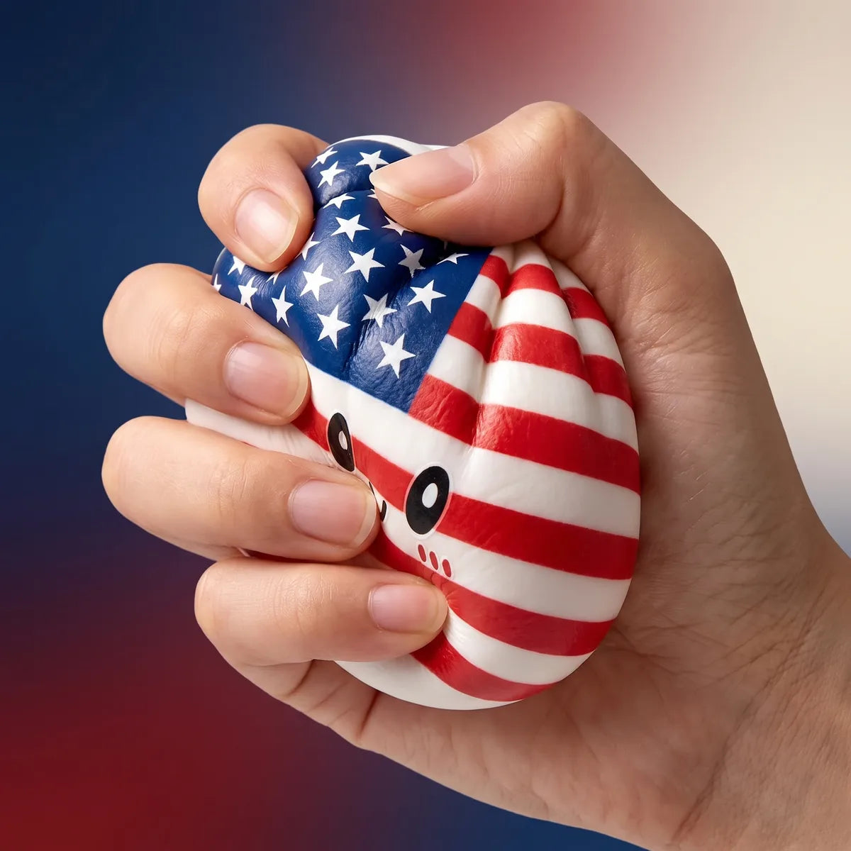 Liberty Patriotic 4th July Dumpling Squishy — squishy dumpling toy