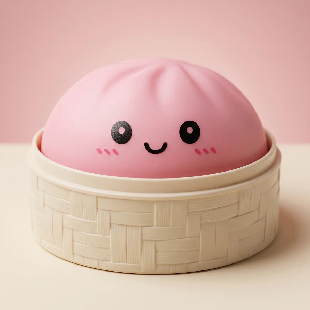 Blossom Pink Dumplings Squishy — squishy dumpling toy