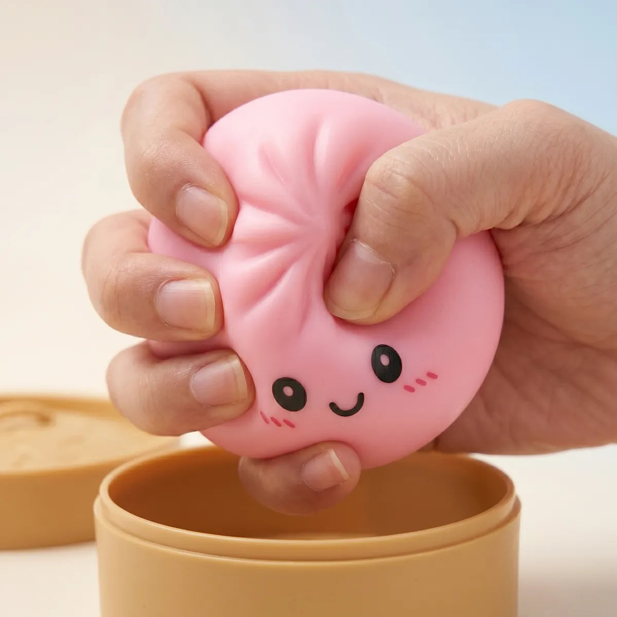 Blossom Pink Dumplings Squishy — squishy dumpling toy
